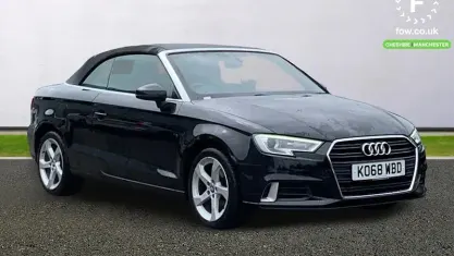 Used Audi A3 Cabriolet Sport 150 HP (110 kW) 2019 Black Cabriolet