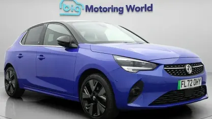 Used Vauxhall Corsa-e Elite 100 kW (136 HP) 2022 Blue Hatchback