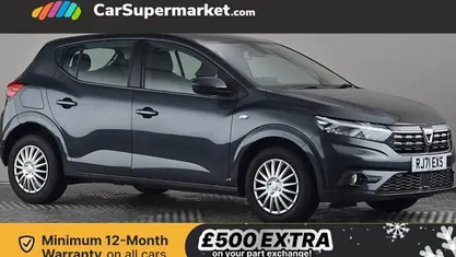 Grey Used 2021 Dacia Sandero Comfort Hatchback | £9,697 (Fair price)