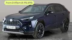 Blue/black Used 2022 Toyota RAV4 Estate | £26,281 (Fair price)