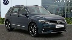 Blue Used 2021 VW Tiguan R-line SUV | £24,285 (Fair price)