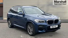 Blue Used 2021 BMW X3 M Sport SUV | £30,718 (Good price)