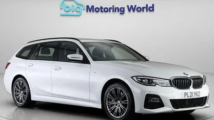 Used BMW 330e M Sport 292 HP (214 kW) 2021 White Estate