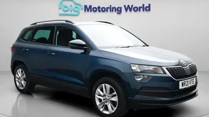 Used Skoda Karoq SE Technology 150 HP (110 kW) 2021 Blue SUV