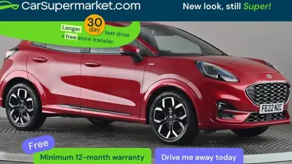 Begagnad Ford Puma ST-Line X 125 HK (91 kW) 2022 Röd SUV