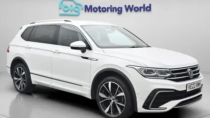 Used VW Tiguan Allspace R-line 150 HP (110 kW) 2022 White SUV