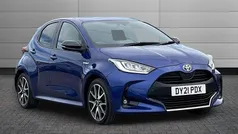 Blue Used 2021 Toyota Yaris Hybrid Hatchback | £16,550 (Fair price)