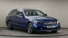 Manufaktur brilliant blue metallic finish Used 2019 Mercedes C220 AMG line Estate | £21,200 (A bit pricey)