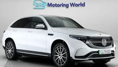 Używany Mercedes EQC400 AMG line 300 kW (408 KM) 2022 Biały SUV