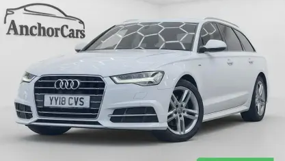 Used Audi A6 S-Line 190 HP (139 kW) 2018 White Estate