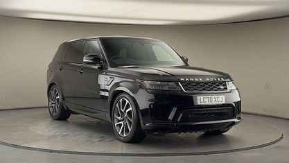 Used Land Rover Range Rover Sport HSE 400 HP (294 kW) 2020 Santorini black SUV
