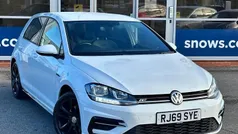 White Used 2019 VW Golf VII R-line Hatchback | £13,145 (Fair price)