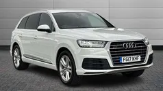 Pure white Used 2017 Audi Q7 S-Line SUV | £22,995 (Good price)