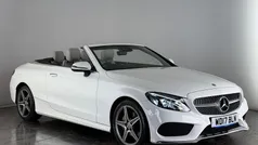 White Used 2017 Mercedes C200 AMG line Cabriolet | £17,300 (Fair price)