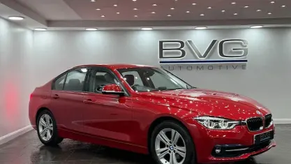 Used BMW 318 Sport Line 136 HP (100 kW) 2017 Red Sedan