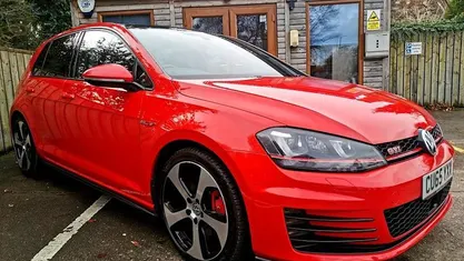 Used VW Golf VII GTI 230 HP (169 kW) 2015 Red Hatchback