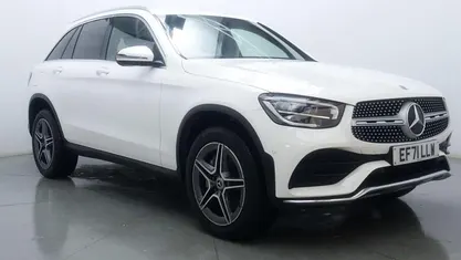Used Mercedes GLC300e AMG line 320 HP (235 kW) 2022 White Estate