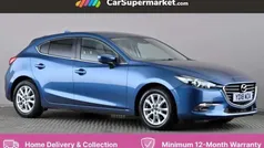 Blue Used 2017 Mazda 3 Hatchback | £8,697 (A bit pricey)