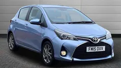 Blue Used 2015 Toyota Yaris Hatchback | £8,995 (Fair price)