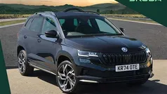 Black magic pearl effect Used 2024 Skoda Karoq SportLine SUV | £29,995 (Fair price)