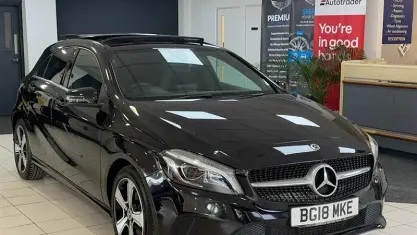 Używany Mercedes A200 Sport Edition 156 KM (114 kW) 2018 Czarny Hatchback