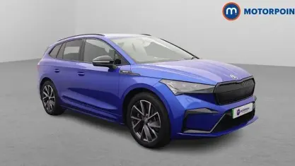 Begagnad Skoda Enyaq iV SportlinePlus 210 kW (286 HK) 2025 Blå SUV