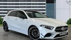 White Used 2022 Mercedes A35 AMG Premium Plus Hatchback | £31,957 (Fair price)