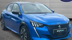 Blue Used 2022 Peugeot e-208 Premium Hatchback | £13,859 (Fair price)