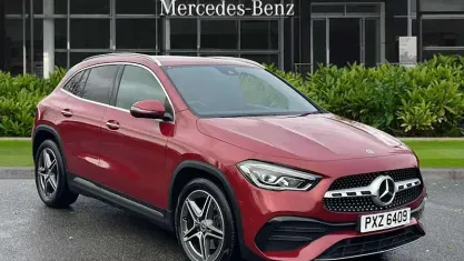 Used Mercedes GLA180 AMG line 136 HP (100 kW) 2021 Red SUV