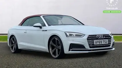 Used Audi A5 Cabriolet Design 190 HP (139 kW) 2019 White Cabriolet
