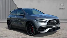 Mountain grey metallic Used 2021 Mercedes GLA45 AMG SUV | £41,393 (Fair price)