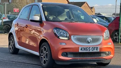 Used Smart ForFour Prime 71 HP (52 kW) 2015 Orange Hatchback