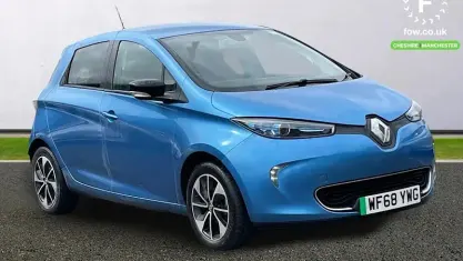 Used Renault Zoe Dynamique 80 kW (109 HP) 2018 Blue Hatchback