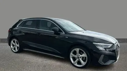 Used Audi A3 Sportback S-Line 150 HP (110 kW) 2023 Black Hatchback