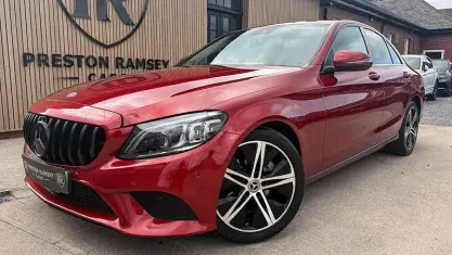 Used Mercedes C220 Sport Edition 194 HP (142 kW) 2019 Red Sedan