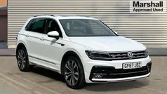 White Used 2017 VW Tiguan R-line SUV | £19,393 (Fair price)