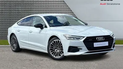 Used Audi A7 Sportback Sport 204 HP (150 kW) 2022 White Hatchback