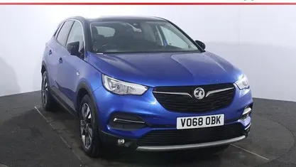 Used Vauxhall Grandland X Sport 131 HP (96 kW) 2018 Blue SUV