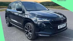 Black magic pearl effect Used 2023 Skoda Karoq SportLine SUV | £26,295 (Fair price)