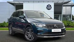 Blue Used 2021 VW Tiguan Elegance SUV | £23,991 (Fair price)