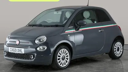 Grey Used 2019 Fiat 500 Lounge Hatchback | £7,826 (Fair price)