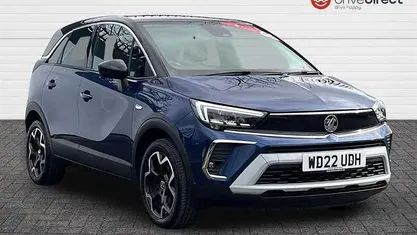 Used Vauxhall Crossland Edition 110 HP (80 kW) 2021 Blue SUV