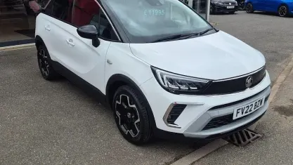 Used Vauxhall Crossland Elite 83 HP (61 kW) 2021 White SUV