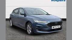 Blue Used 2022 Ford Focus Titanium Hatchback | £13,500 (Fair price)
