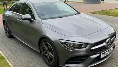 Begagnad Mercedes CLA220 AMG line 190 HK (139 kW) 2022 Grå Sedan