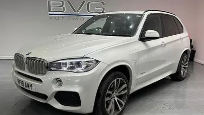 White Used 2018 BMW X5 M Sport SUV | £22,494 (Fair price)