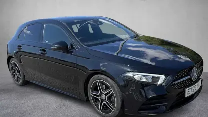 Used Mercedes A200 AMG line 163 HP (119 kW) 2023 Black Hatchback