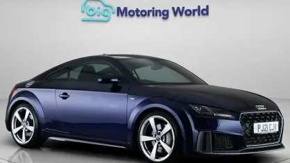 Used Audi TT S-Line 245 HP (180 kW) 2021 Blue Coupe