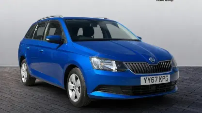 Used Skoda Fabia SE 95 HP (69 kW) 2021 Blue Hatchback