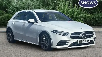 Used Mercedes A180 Executive 136 HP (100 kW) 2019 White Hatchback